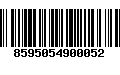 Código de Barras 8595054900052