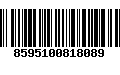 Código de Barras 8595100818089