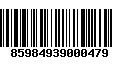 Código de Barras 85984939000479