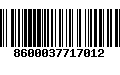 Código de Barras 8600037717012