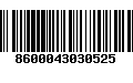 Código de Barras 8600043030525