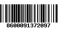 Código de Barras 8600091372097