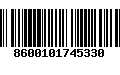 Código de Barras 8600101745330