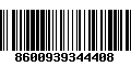 Código de Barras 8600939344408