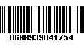 Código de Barras 8600939841754