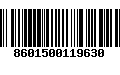 Código de Barras 8601500119630