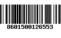 Código de Barras 8601500126553