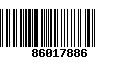 Código de Barras 86017886