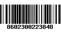 Código de Barras 8602300223848