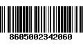 Código de Barras 8605002342060