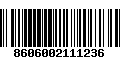 Código de Barras 8606002111236