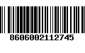 Código de Barras 8606002112745