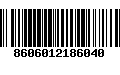 Código de Barras 8606012186040