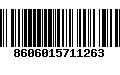 Código de Barras 8606015711263