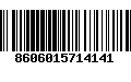 Código de Barras 8606015714141