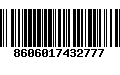 Código de Barras 8606017432777