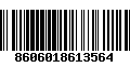 Código de Barras 8606018613564