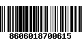 Código de Barras 8606018700615