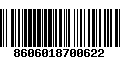 Código de Barras 8606018700622