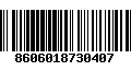 Código de Barras 8606018730407