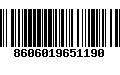 Código de Barras 8606019651190