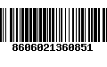 Código de Barras 8606021360851