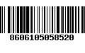 Código de Barras 8606105058520