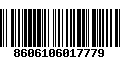 Código de Barras 8606106017779