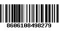 Código de Barras 8606108498279