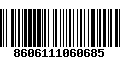 Código de Barras 8606111060685