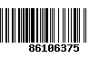 Código de Barras 86106375