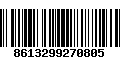 Código de Barras 8613299270805