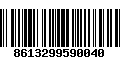 Código de Barras 8613299590040