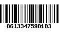 Código de Barras 8613347598103