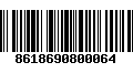 Código de Barras 8618690800064