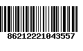 Código de Barras 86212221043557