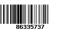 Código de Barras 86335737