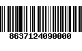 Código de Barras 8637124090000