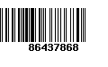 Código de Barras 86437868