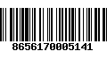 Código de Barras 8656170005141