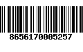 Código de Barras 8656170005257