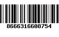 Código de Barras 8666316608754