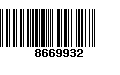 Código de Barras 8669932