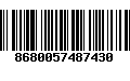 Código de Barras 8680057487430