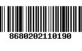 Código de Barras 8680202110190