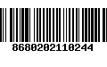 Código de Barras 8680202110244