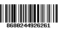 Código de Barras 8680244926261