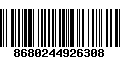 Código de Barras 8680244926308