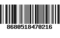 Código de Barras 8680518470216