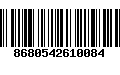 Código de Barras 8680542610084